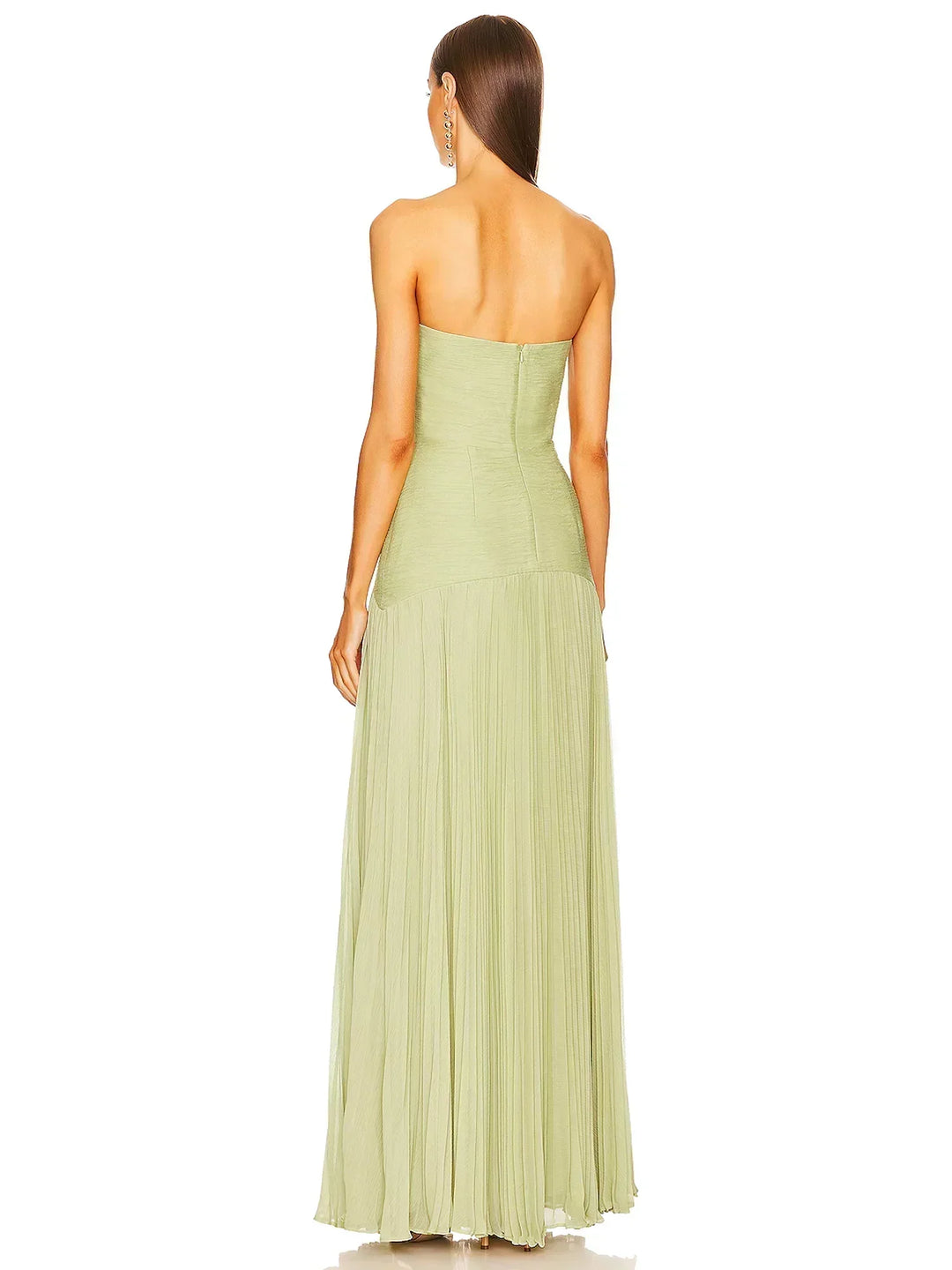 Mali - Women’s sleeveless maxi dress with drop waist design