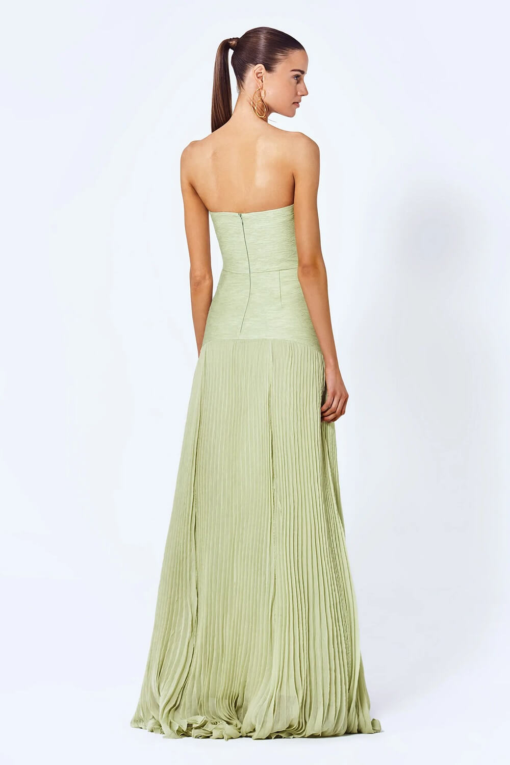 Mali - Women’s sleeveless maxi dress with drop waist design