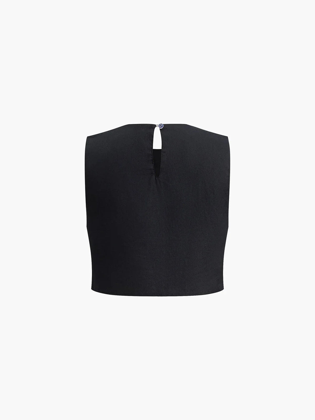Atarah - Two-piece set with asymmetrical crop top and wide-leg pants in soft, lightweight fabric.