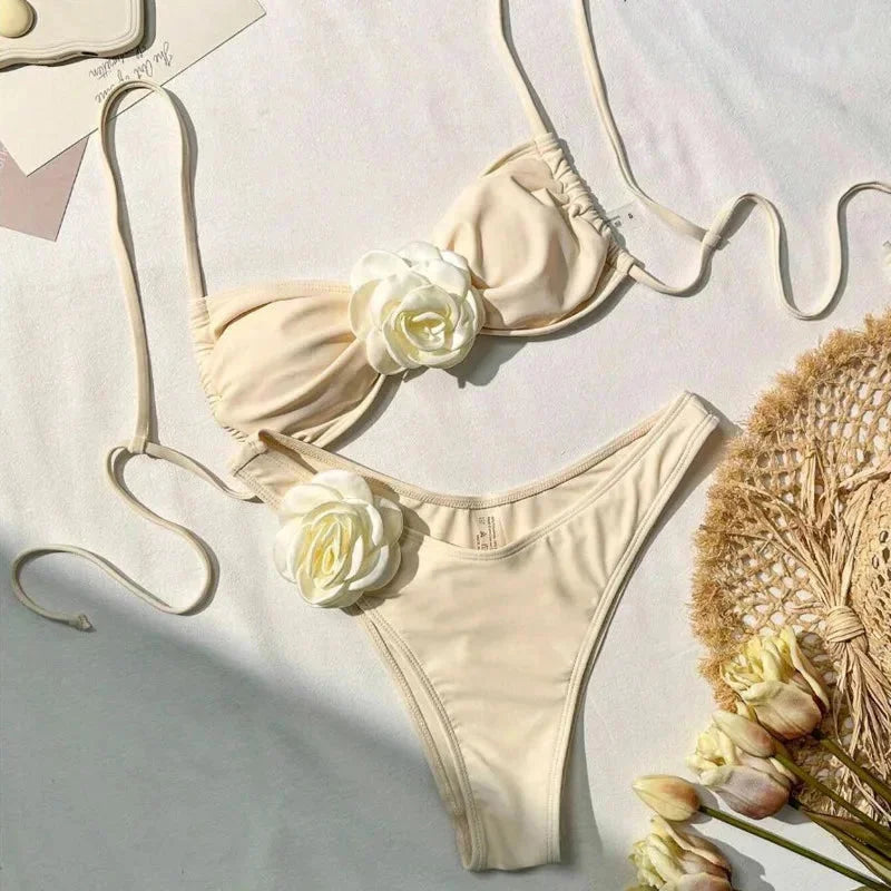 Beige 'Description unavailable' product showing its sleek minimalistic design made from a textured, durable fabric.