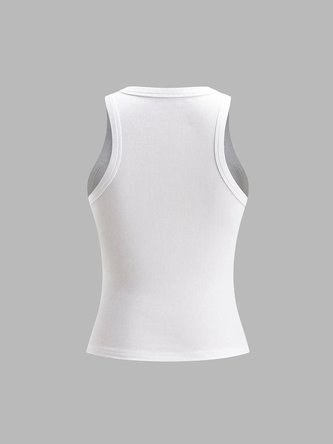 "Harmonie tank top in ribbed design for casual style, made of soft and breathable fabric, perfect for daily wear."