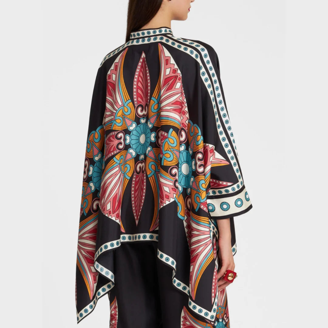 "Jasper bohemian set for spring days, featuring versatile design with a stylish and comfortable blend of fabrics in earthy…