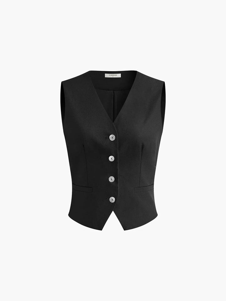 "Sleeveless top and wide-leg pants set featuring intricate lace detailing, perfect for a stylish and comfortable look."