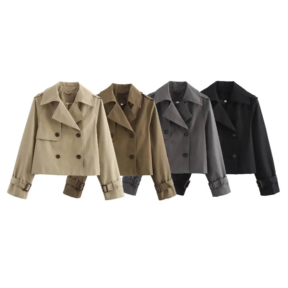 Stylish short jacket named Noah made of durable denim, featuring a modern design perfect for daily wear.