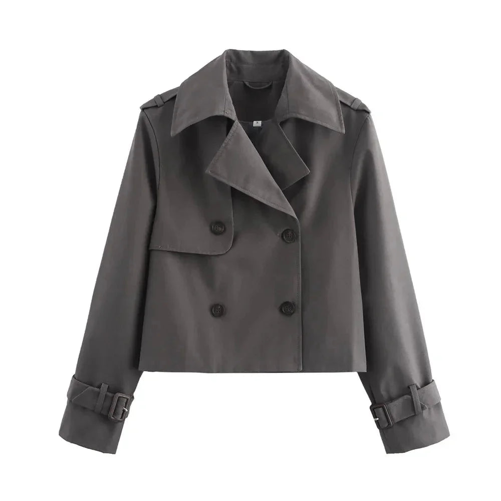 "Men's Noah short jacket in Grey, a versatile outerwear piece crafted from high-quality fabric, suitable for daily wear with…