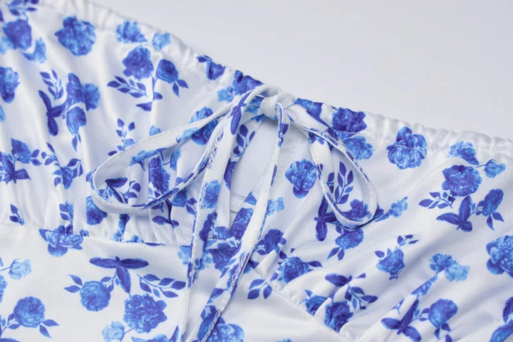 Sleeveless floral maxi dress with a flowy design and vibrant print perfect for summer outings and casual occasions.