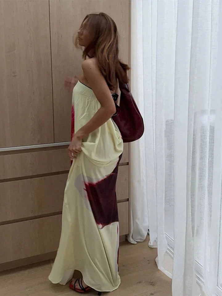 Zylah maxi dress in beach-ready floral print with lightweight fabric; perfect for summer styling.'
